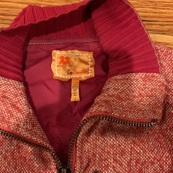 Vintage Twill 22 women’s lined jacket. Size Small. Red tweed. Y2K - Picture 2 of 7